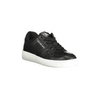 CALVIN KLEIN Scarpe Sneakers Uomo Nere con Dettagli a Contrasto