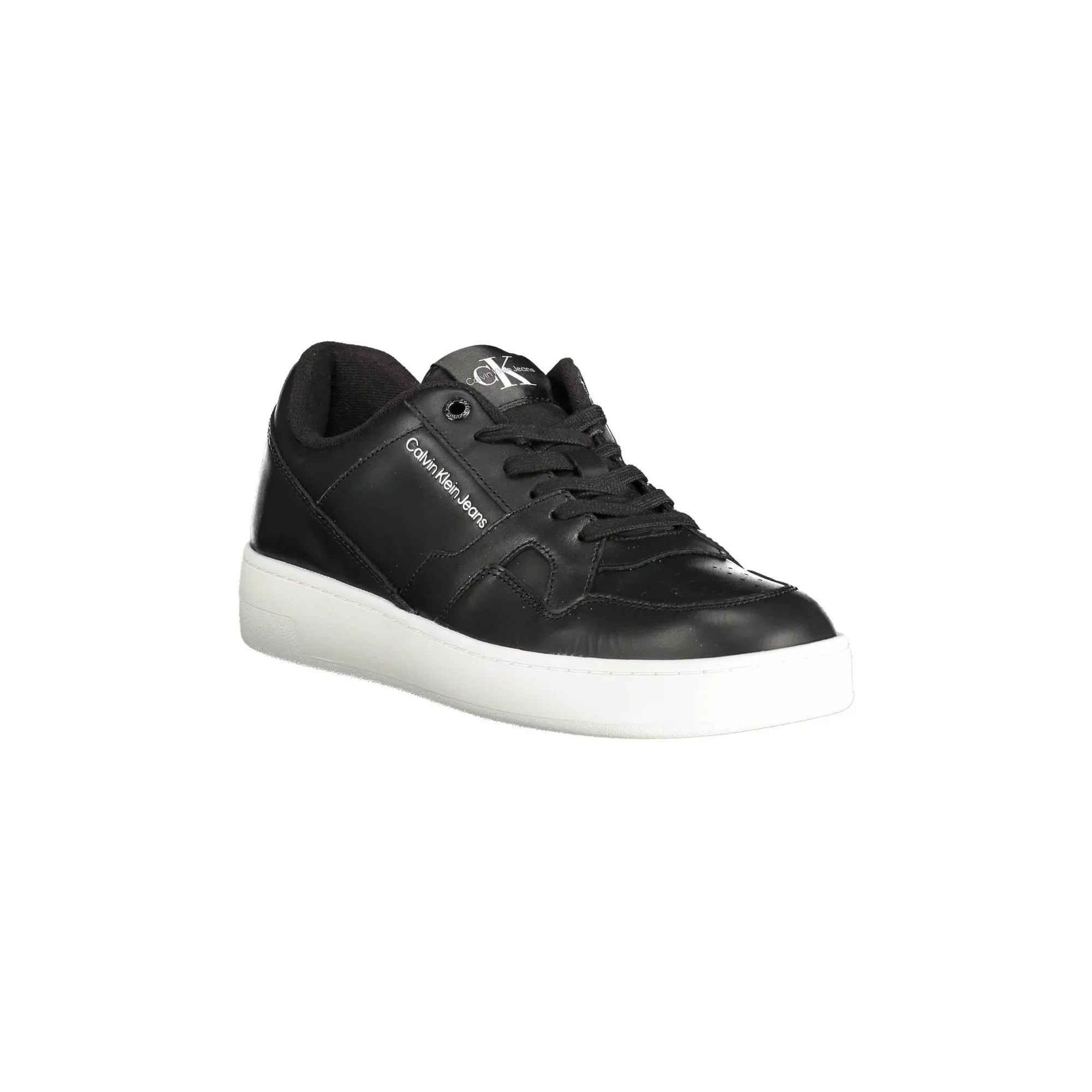 CALVIN KLEIN Men's Black Sneakers with Contrast Details