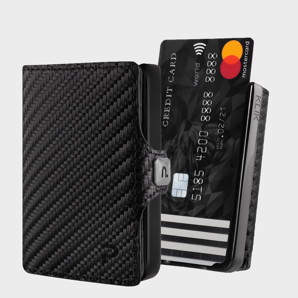 KLIK Minimal SLIM without coin pocket Carbon