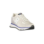 BLAUER Sneakers Uomo Grigie con Lacci e Dettagli a Contrasto