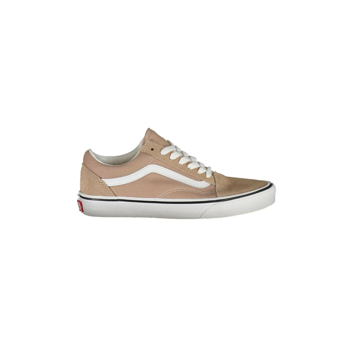 VANS Women's Beige Old Skool Sneakers with Contrast Details