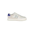 CALVIN KLEIN Scarpe Sneakers Uomo Bianche con Dettagli a Contrasto