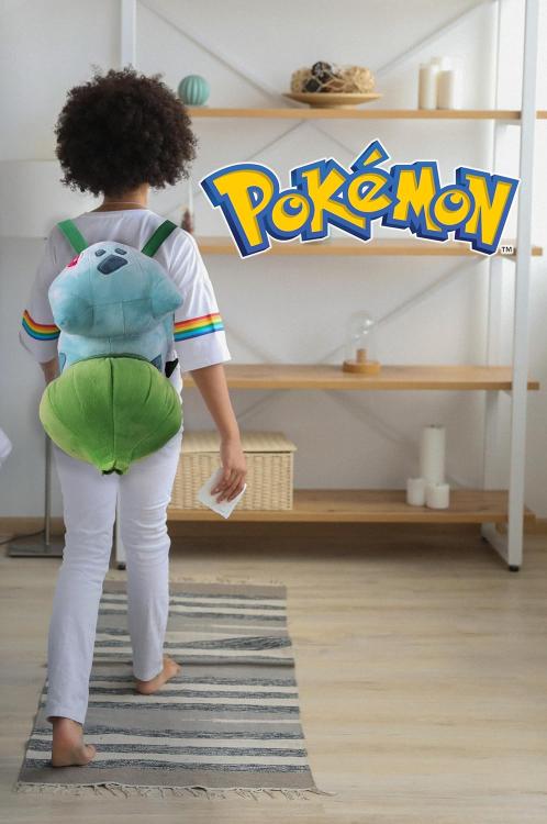 Cypbrands Plush Backpack Pokemon Bulbasaur 35 Cm Stuffed Animal Toy Puppet