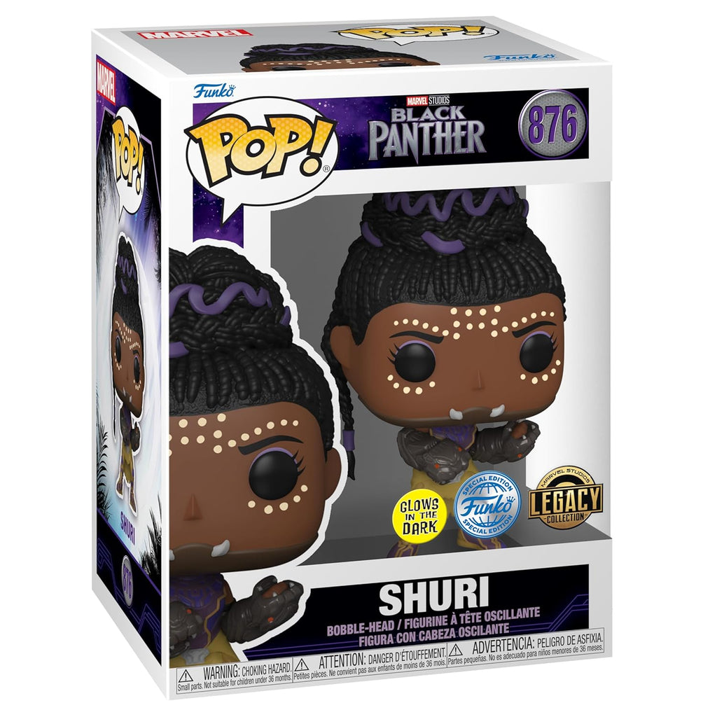 Funko Pop! & Tee: Marvel - Black Panther Shuri - Large (L) - T-Shirt - Collectible Vinyl Figure