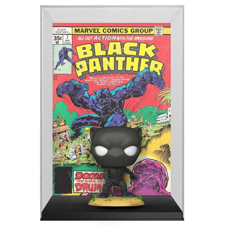 Funko Pop! Comic Cover - Marvel (18) Black Panther Vinyl Figure 9cm Figurine