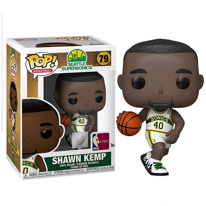 Funko Pop! Basketball NBA Legends: Shawn Kemp (79) Sonics Home Vinyl Figure