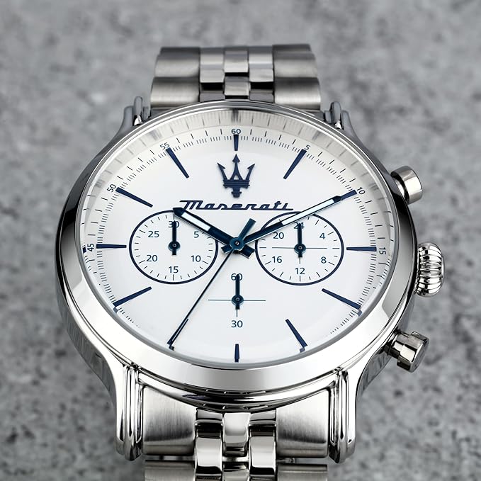 Maserati Epoca Chronograph white 42mm – jubilee strap