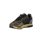 BLAUER Sneakers Uomo Blu con Lacci e Dettagli a Contrasto