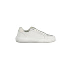CALVIN KLEIN Scarpe Sneakers Donna Bianche con Dettagli Logo