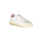 CALVIN KLEIN Scarpe Sneakers Uomo Bianche con Dettagli a Contrasto e Logo
