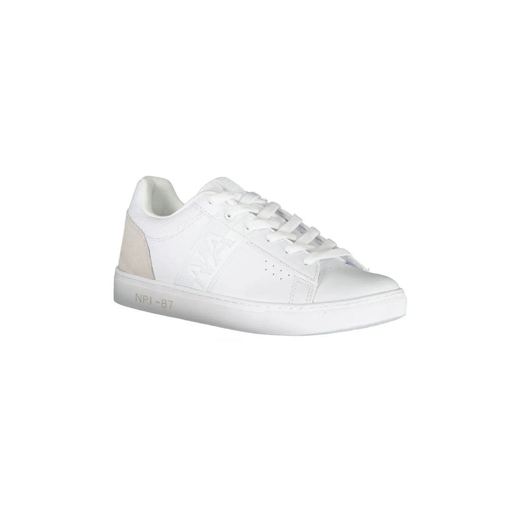 NAPAPIJRI SHOES Scarpe Sneakers Uomo Bianche con Dettagli a Contrasto