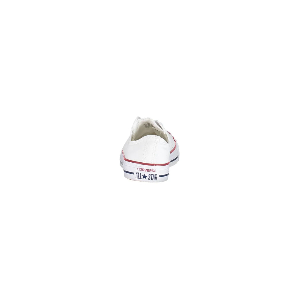 CONVERSE Women's White Sneakers with Laces and Contrast Sole