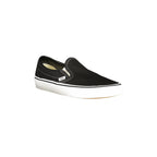 VANS Scarpe Sneakers Donna Nere Slip-On con Dettagli a Contrasto