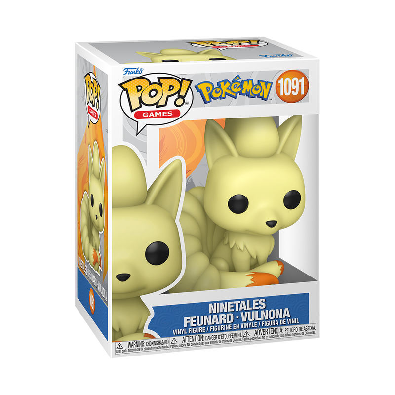 Funko Pop! Games Pokémon - (1091) Ninetales Vinyl Figure 9cm