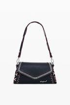 DESIGUAL Women's Black Manhattan Pespuntes Zarauz Shoulder Bag