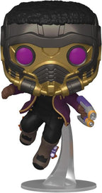 Funko Pop! Marvel What If...? - (871) T'Challa Star-Lord Vinyl Figure 9Cm