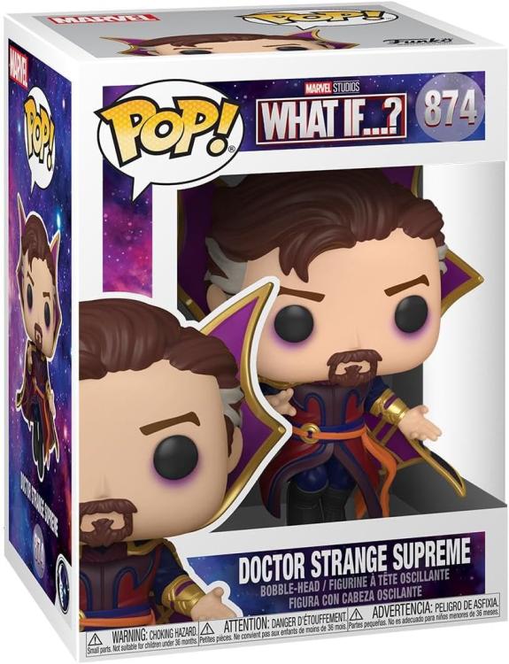 Funko Pop! Marvel What If...? - (874) Doctor Strange Supreme Vinyl Figure 9Cm