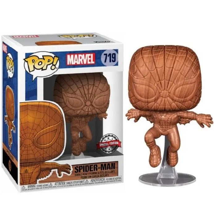 Funko Pop! Marvel (719) Spider-Man Special Edition Bobble-Head Vinyl Figure