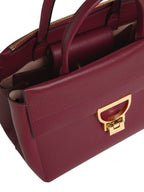 COCCINELLE Borsa Donna a Mano con Tracolla Viola, In Vera Pelle, Arlettis Medium