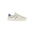 TOMMY HILFIGER Scarpe Sneakers Uomo Bianche con Dettagli a Contrasto