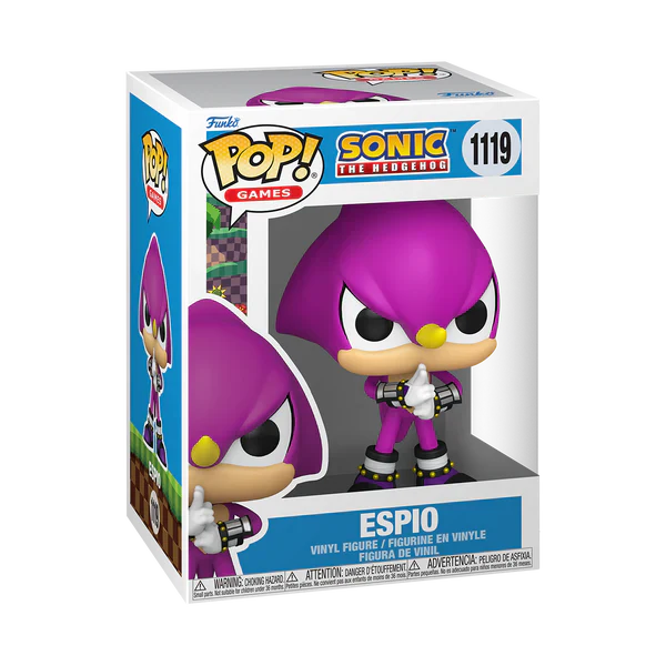 Funko Pop! Games - Sonic (1119) Espio The Chameleon Vinyl Figure 9cm