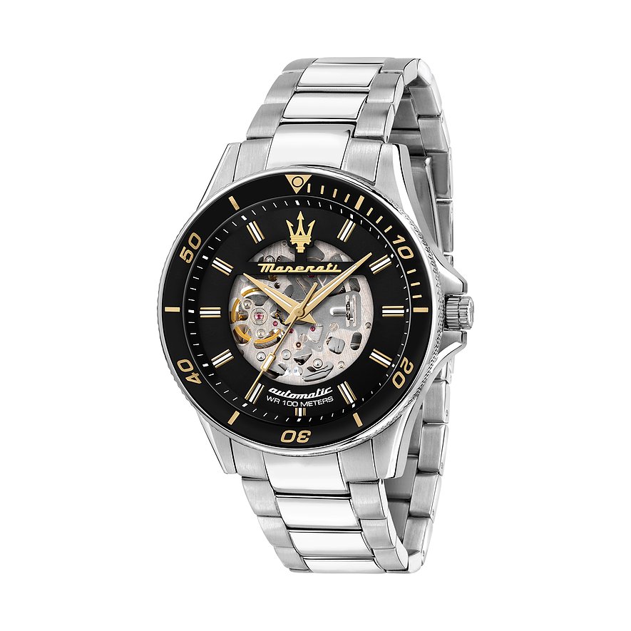 Maserati R88 Skeleton Steel Watch – Sporty elegance and precision