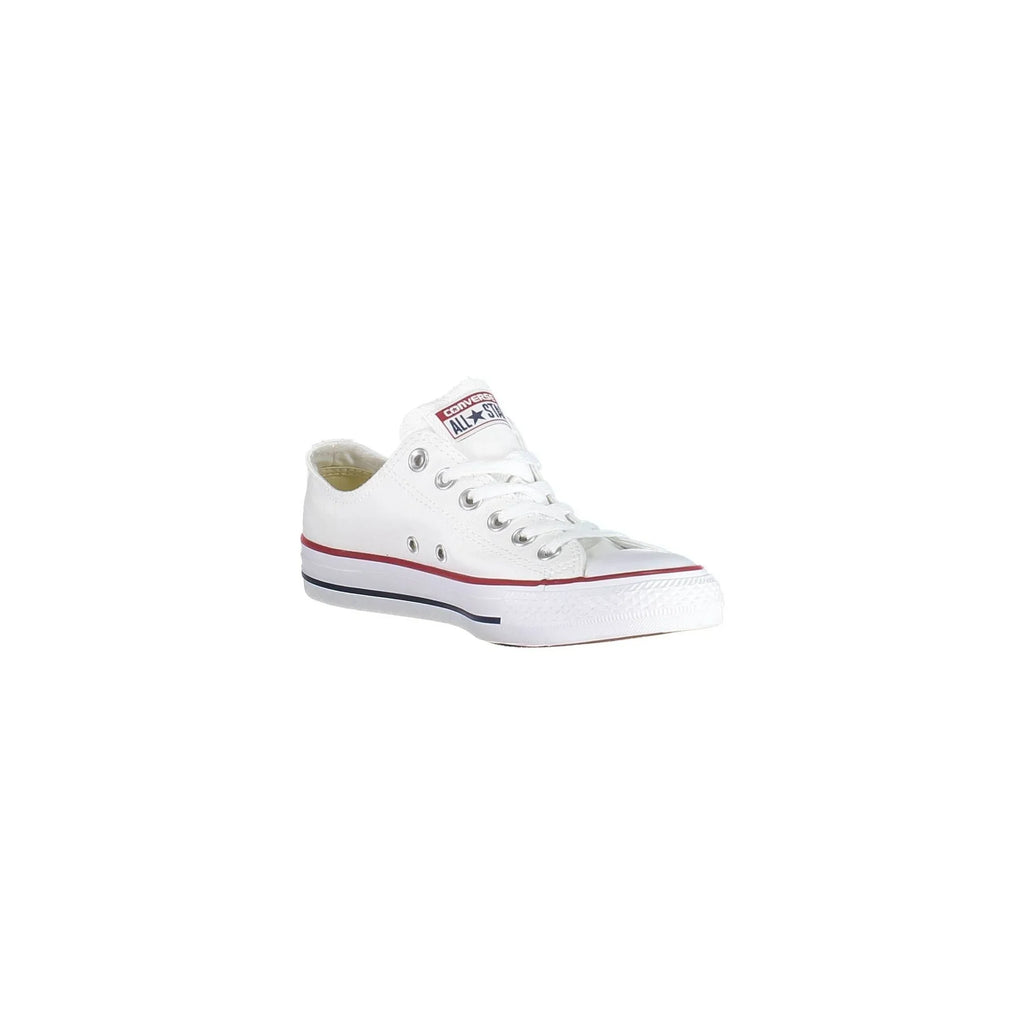 CONVERSE Women's White Sneakers with Laces and Contrast Sole