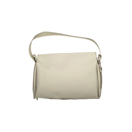 CALVIN KLEIN Women's Beige Shoulder Bag with Adjustable Handle