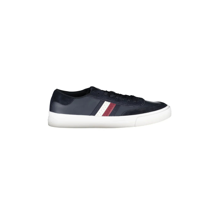 TOMMY HILFIGER Men's Blue Sneakers with Contrast Details
