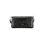 CALVIN KLEIN Women's Black Shoulder Bag with Removable Shoulder Strap and Magnetic Closure