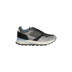 BLAUER Men's Gray Sneakers with Removable Footbed