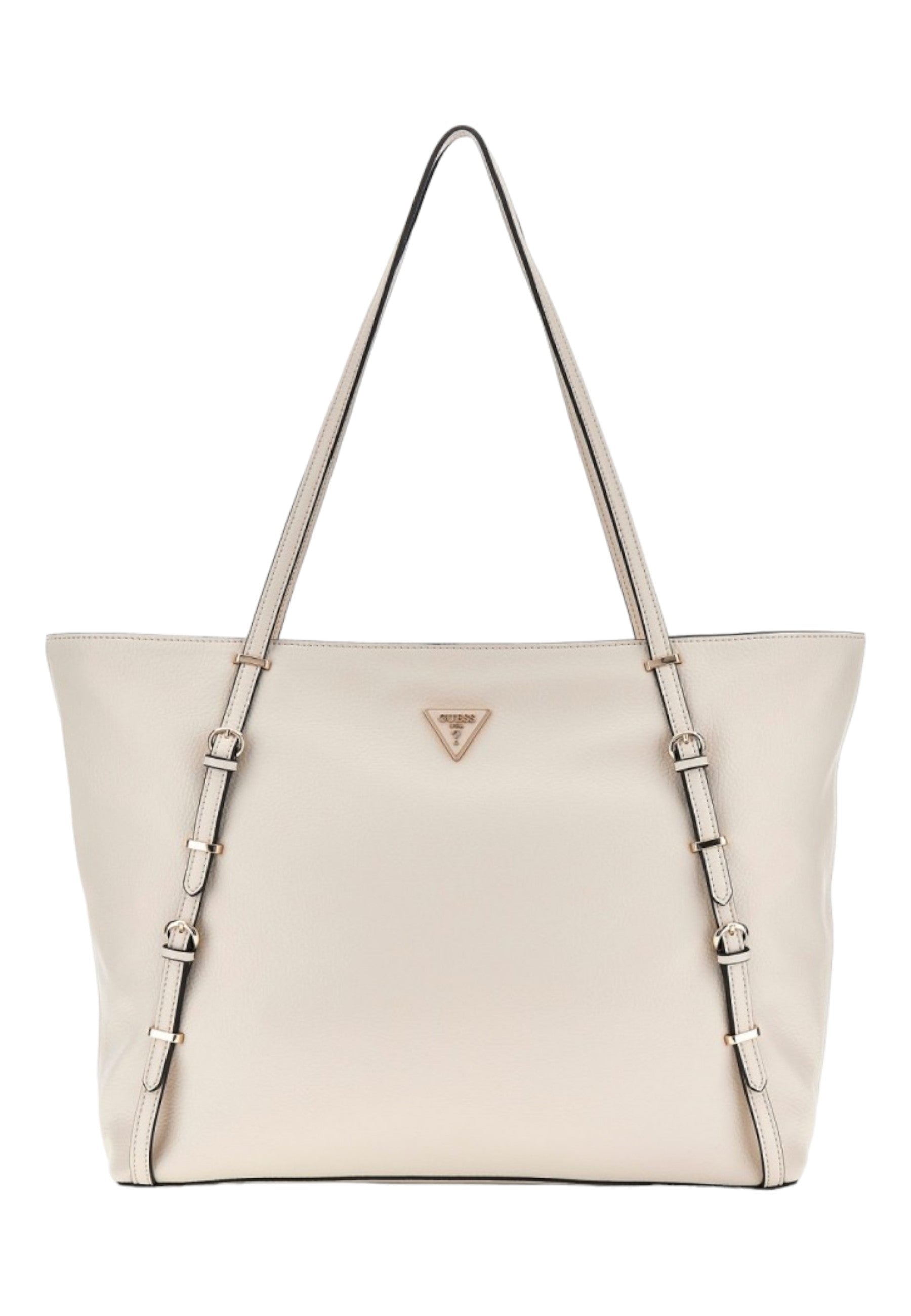 GUESS JEANS Women's Levia Beige Shoulder Bag with External Pocket