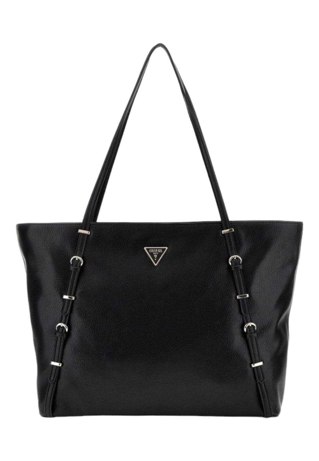 GUESS JEANS Women's Black Levia Shoulder Bag with Outer Pocket