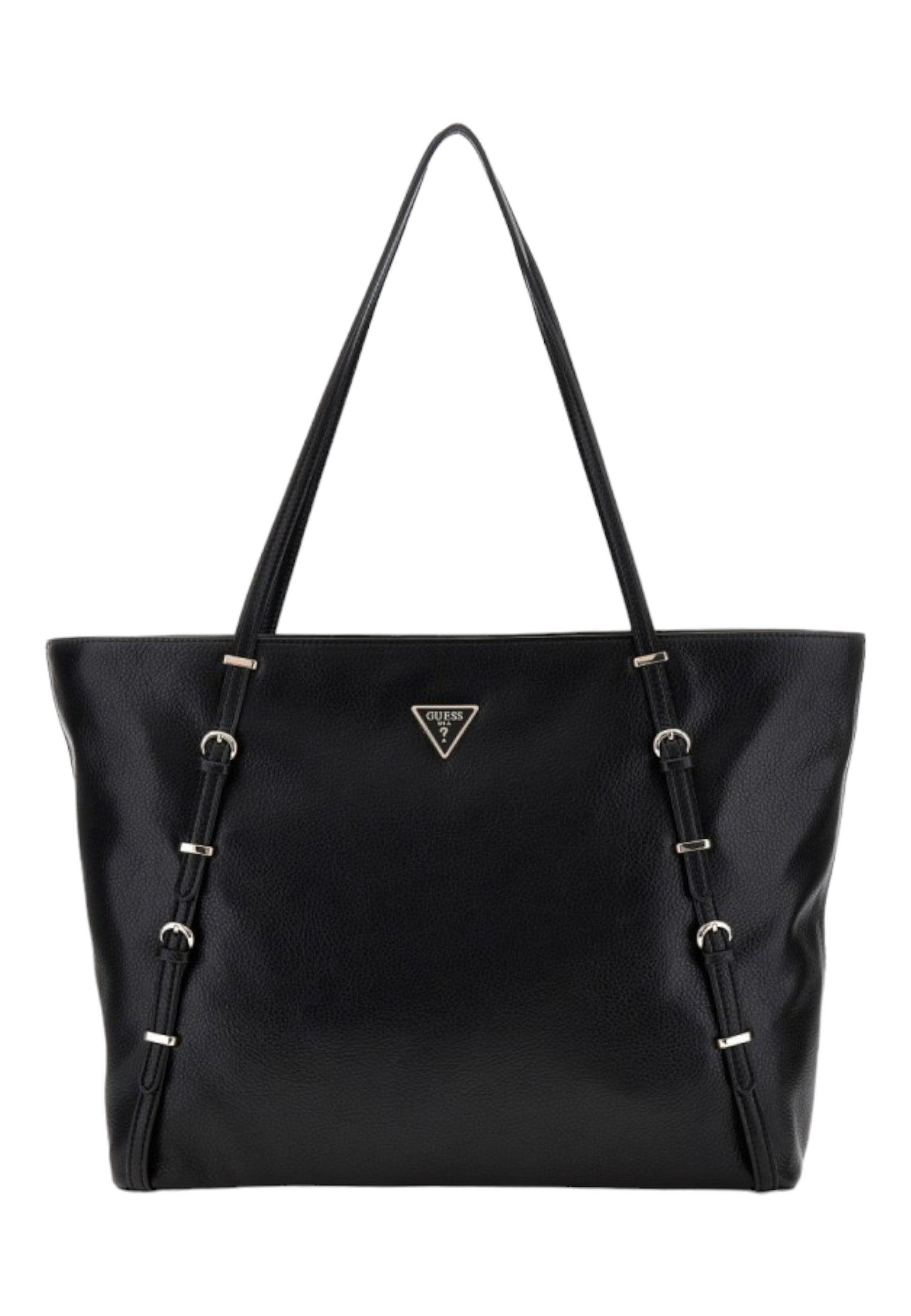 GUESS JEANS Women's Black Levia Shoulder Bag with Outer Pocket
