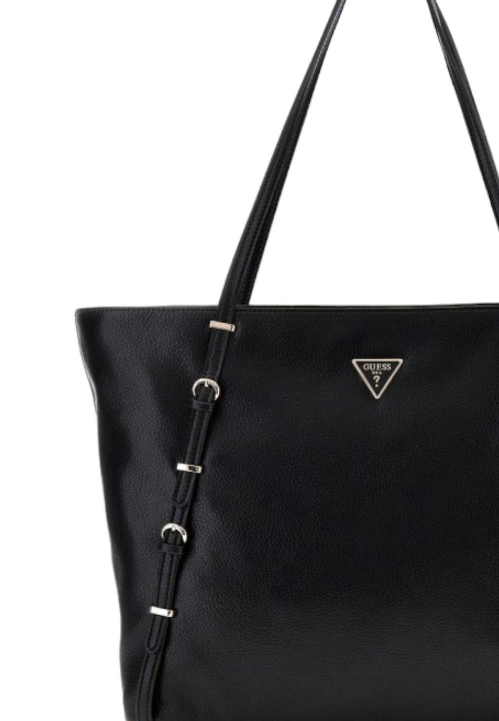 GUESS JEANS Women's Black Levia Shoulder Bag with Outer Pocket