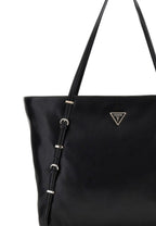 GUESS JEANS Women's Black Levia Shoulder Bag with Outer Pocket