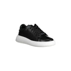 CALVIN KLEIN Scarpe Sneakers Donna Nere con Dettagli a Contrasto