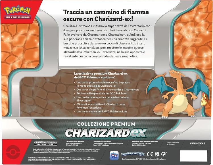 Pokemon - Premium Collection (Charizard-Ex) Premium Tcg Game Ita New