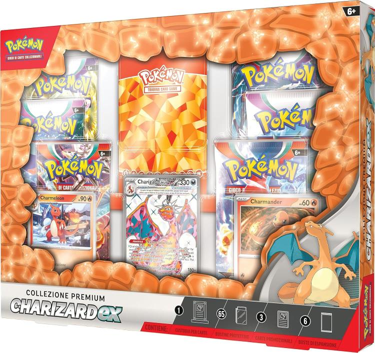 Pokemon - Premium Collection (Charizard-Ex) Premium Tcg Game Ita New
