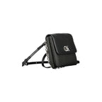 Calvin Klein Women's Black Bag with Chain Handle and Removable Shoulder Strap
