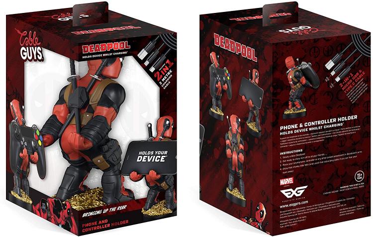 Cable Guys - (Deadpool New Legs) Marvel Smartphone Controller Stand Figure