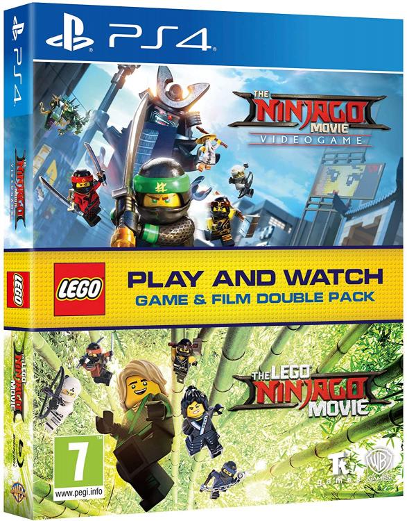 Lego The Ninjago Double Pack Video Game Ps4 + Movie Blu Ray Marvel New