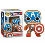 Funko Pop! Marvel Holiday (933) Gingerbread Captain America Vinyl Figure 9cm