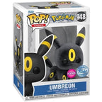Funko Pop! Games Pokémon - (948) Umbreon Flocked Figure 9Cm Eevee Evolution
