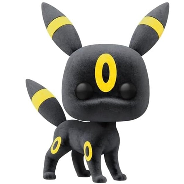 Funko Pop! Games Pokémon - (948) Umbreon Flocked Figure 9Cm Eevee Evolution