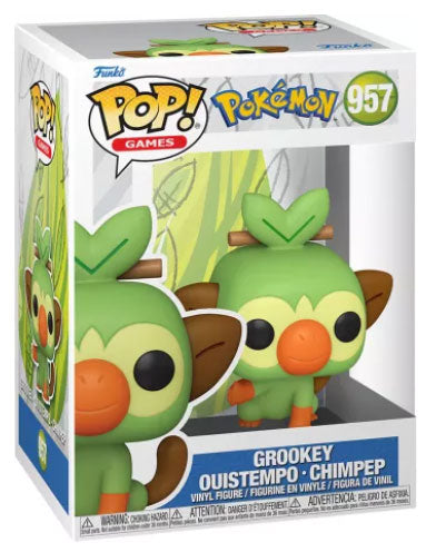 Funko Pop! Games Pokemon - (957) Grookey 9cm Collectible Vinyl Figure