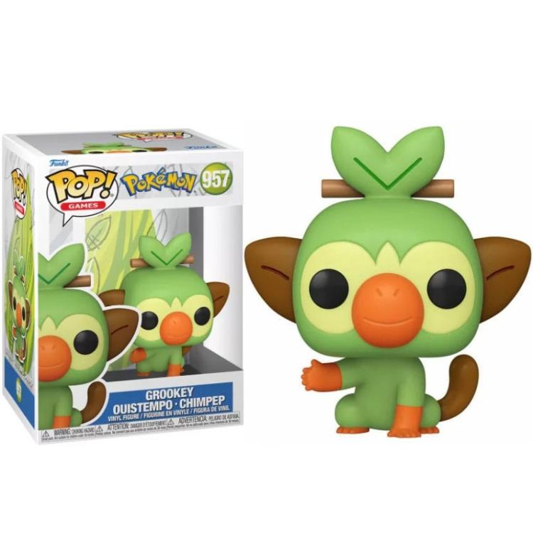 Funko Pop! Games Pokemon - (957) Grookey 9cm Collectible Vinyl Figure
