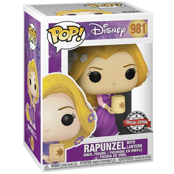 Funko Pop! Disney - (981) Rapunzel W/Lantern Special Edition Tangled Figure 9Cm