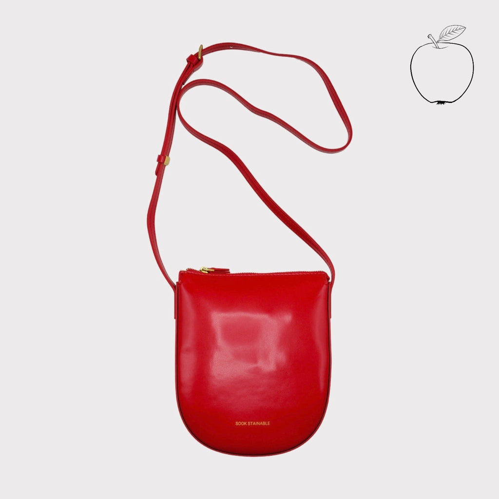 Eva - Borsa in pelle di mela rossa
