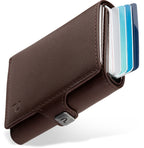 KLIK Classic with XL Coin Pocket Brown Leather